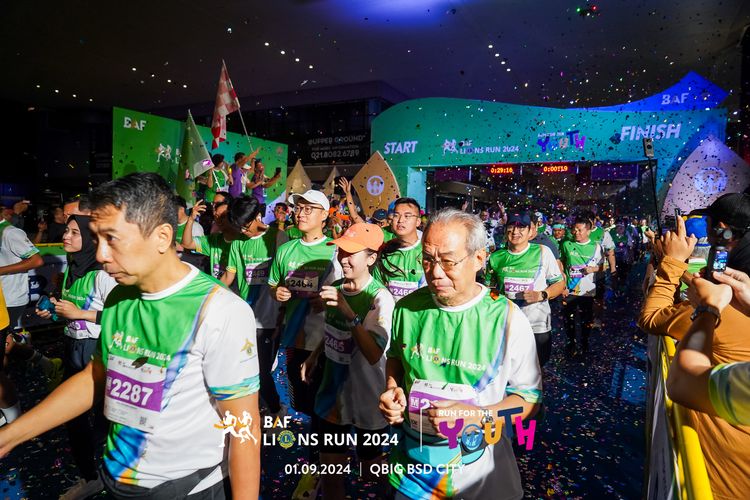 Race photo from BAF LIONS RUN 2024
