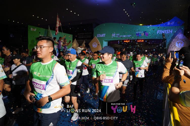 Race photo from BAF LIONS RUN 2024