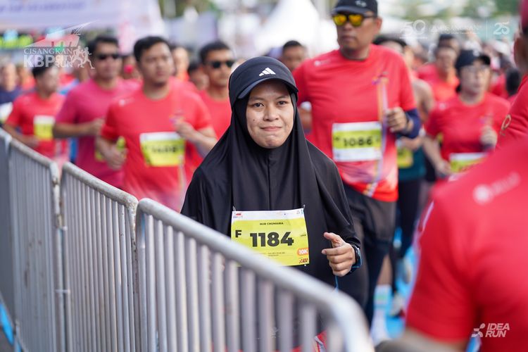 Race photo from CISANGKAN KBP CITY RUN 2025
