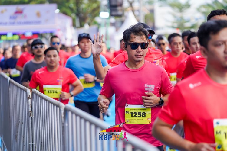 Race photo from CISANGKAN KBP CITY RUN 2025