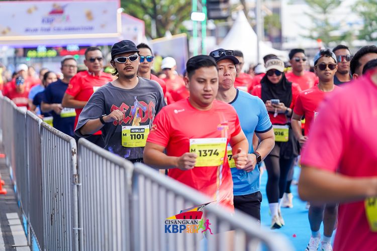 Race photo from CISANGKAN KBP CITY RUN 2025