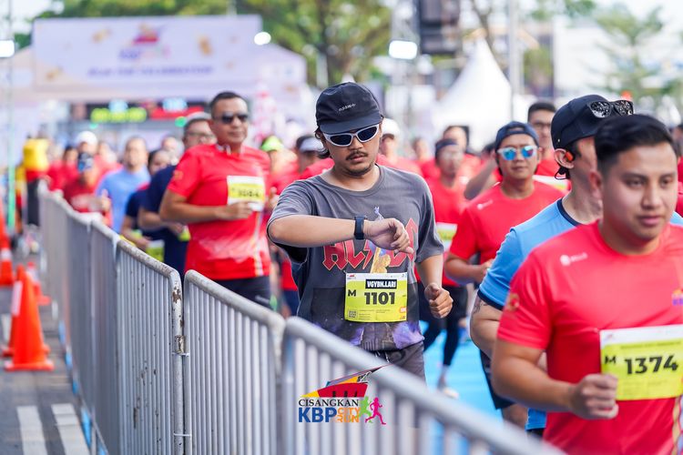 Race photo from CISANGKAN KBP CITY RUN 2025