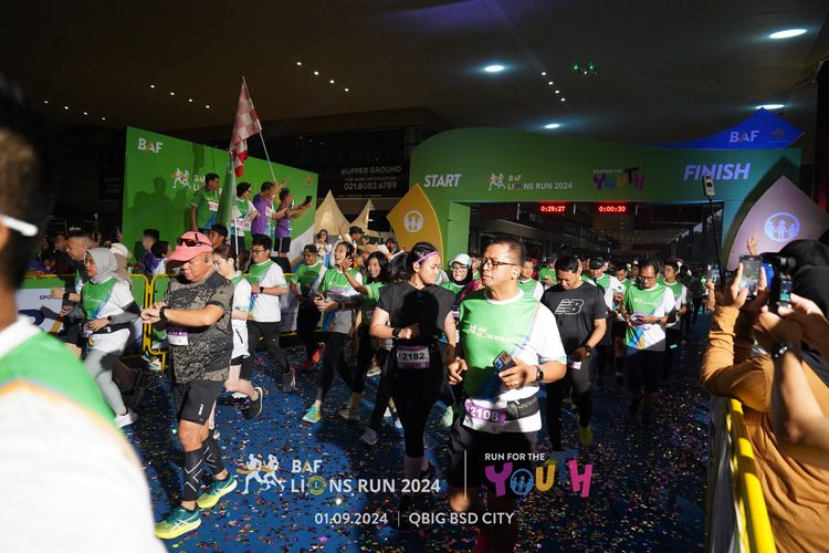 Race photo from BAF LIONS RUN 2024