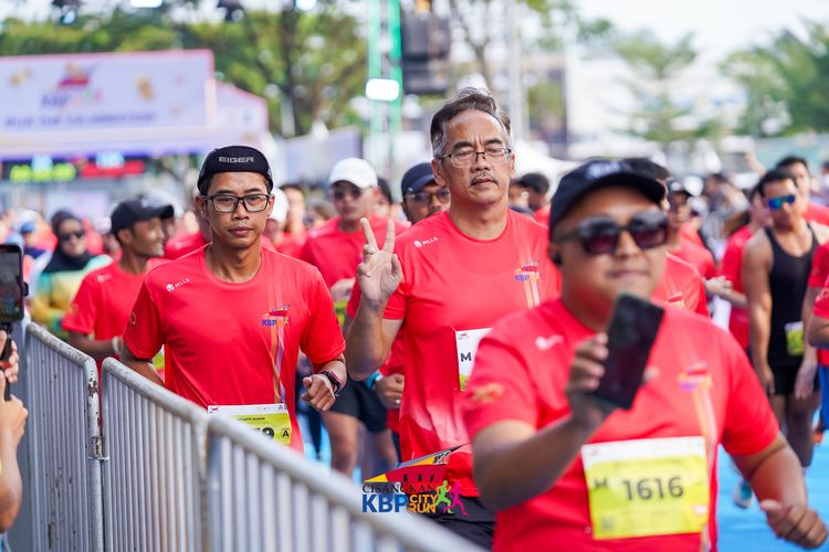 Race photo from CISANGKAN KBP CITY RUN 2025