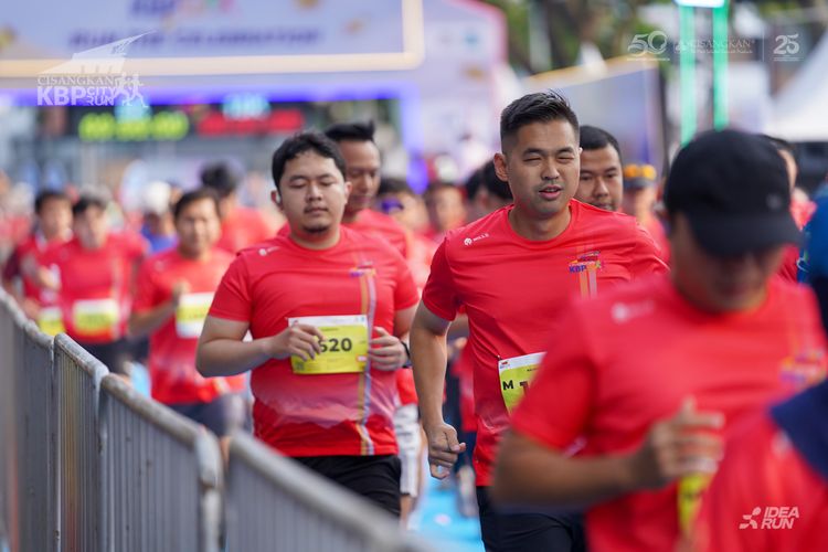Race photo from CISANGKAN KBP CITY RUN 2025
