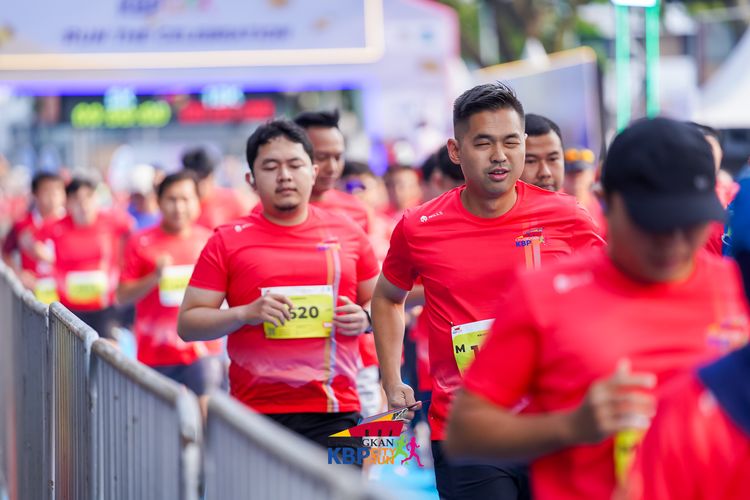 Race photo from CISANGKAN KBP CITY RUN 2025