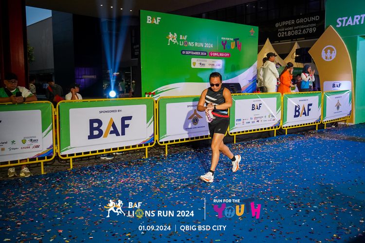 Race photo from BAF LIONS RUN 2024