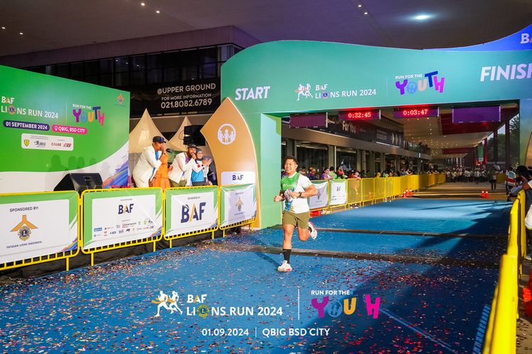 Race photo from BAF LIONS RUN 2024