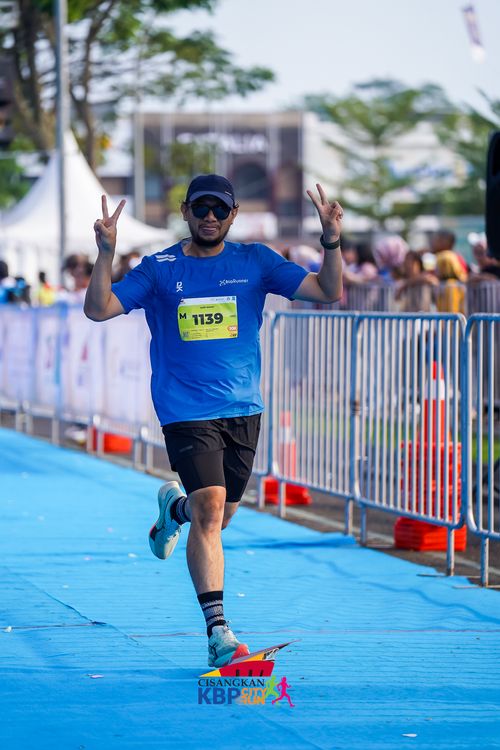 Race photo from CISANGKAN KBP CITY RUN 2025