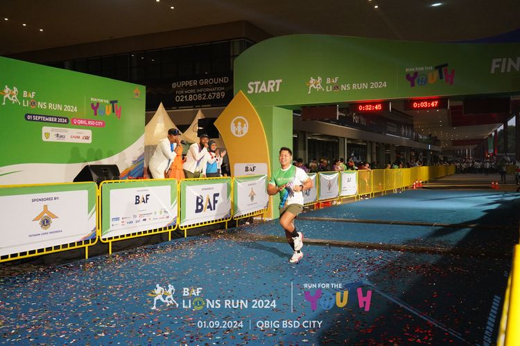 Race photo from BAF LIONS RUN 2024