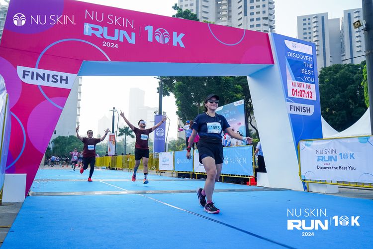 Race photo from Nu Skin Run 10K