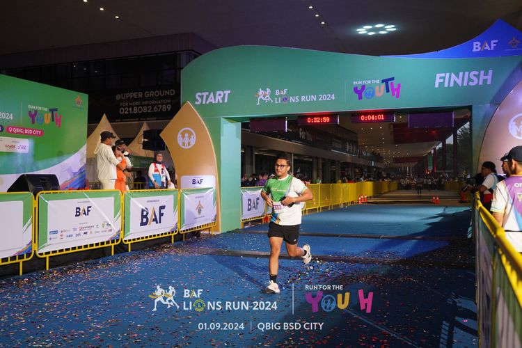 Race photo from BAF LIONS RUN 2024