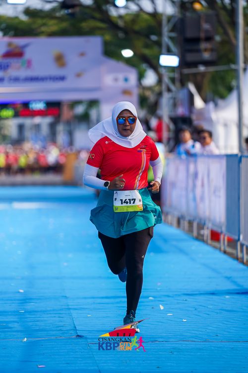 Race photo from CISANGKAN KBP CITY RUN 2025