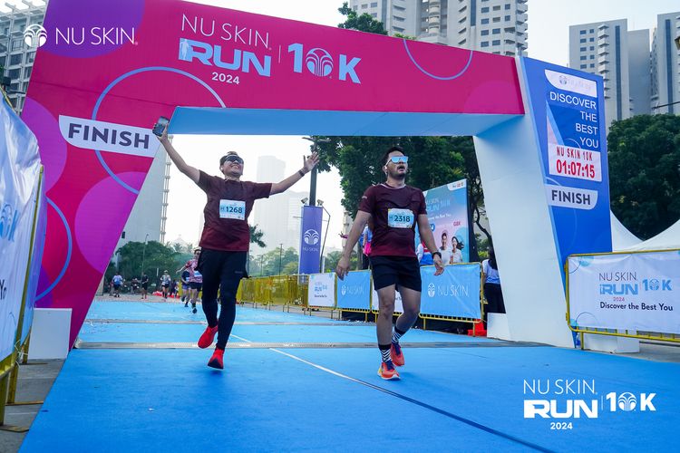 Race photo from Nu Skin Run 10K