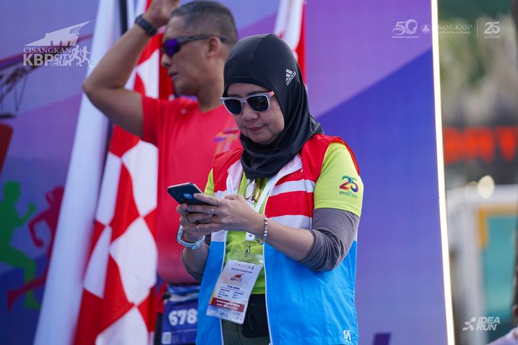 Race photo from CISANGKAN KBP CITY RUN 2025