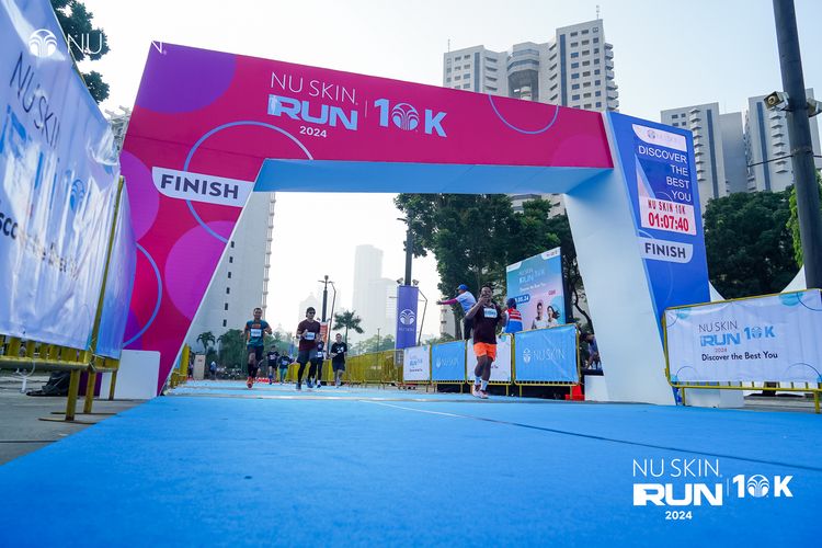 Race photo from Nu Skin Run 10K