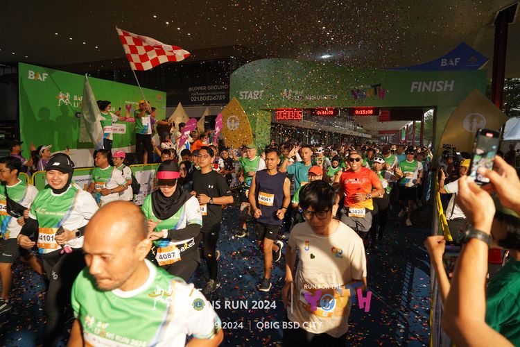 Race photo from BAF LIONS RUN 2024