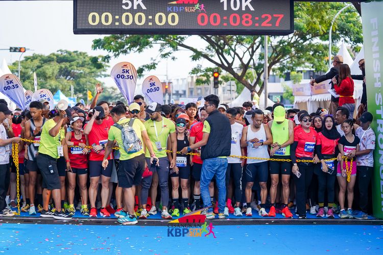 Race photo from CISANGKAN KBP CITY RUN 2025