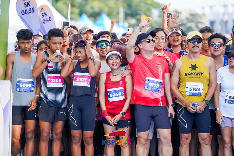 Race photo from CISANGKAN KBP CITY RUN 2025