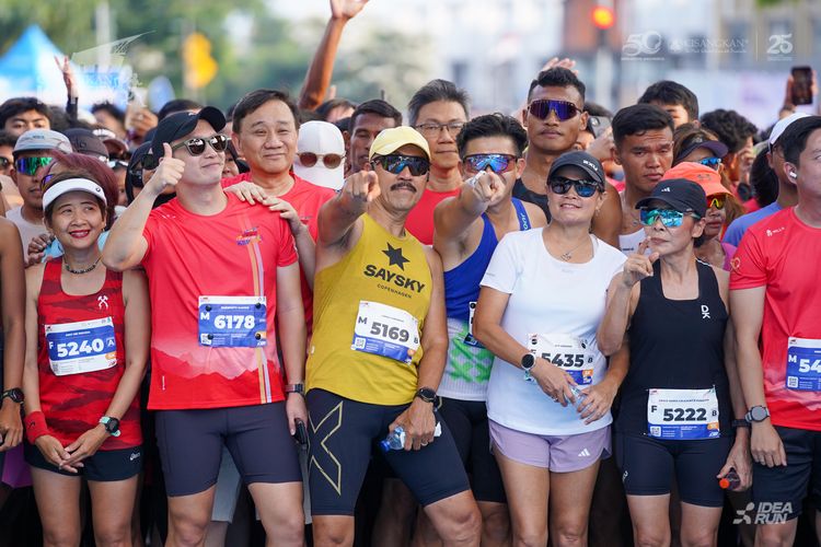Race photo from CISANGKAN KBP CITY RUN 2025