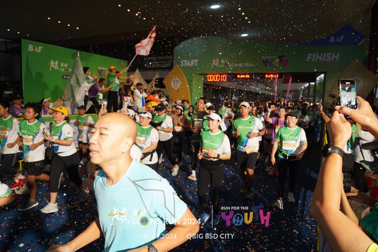 Race photo from BAF LIONS RUN 2024