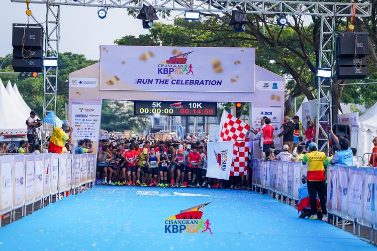 Race photo from CISANGKAN KBP CITY RUN 2025