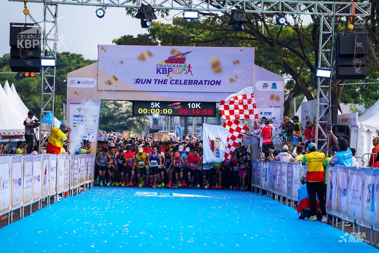 Race photo from CISANGKAN KBP CITY RUN 2025