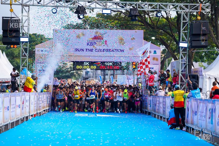 Race photo from CISANGKAN KBP CITY RUN 2025