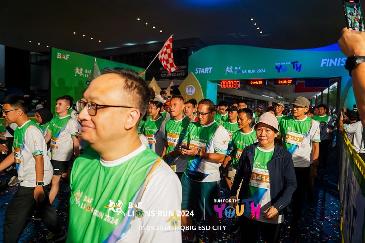 Race photo from BAF LIONS RUN 2024
