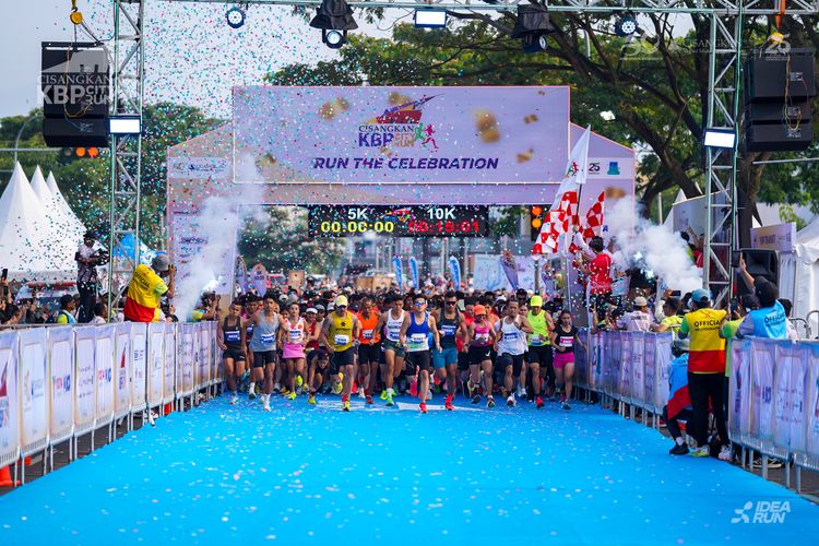 Race photo from CISANGKAN KBP CITY RUN 2025