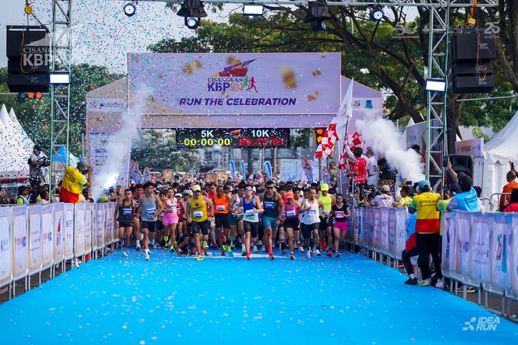 Race photo from CISANGKAN KBP CITY RUN 2025