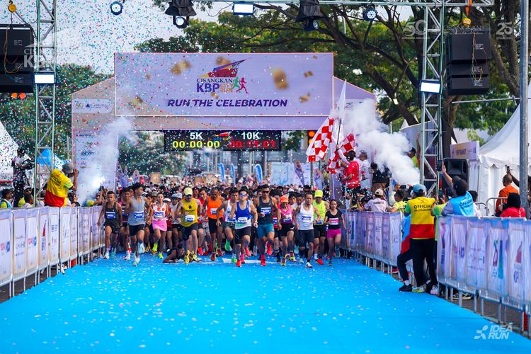 Race photo from CISANGKAN KBP CITY RUN 2025