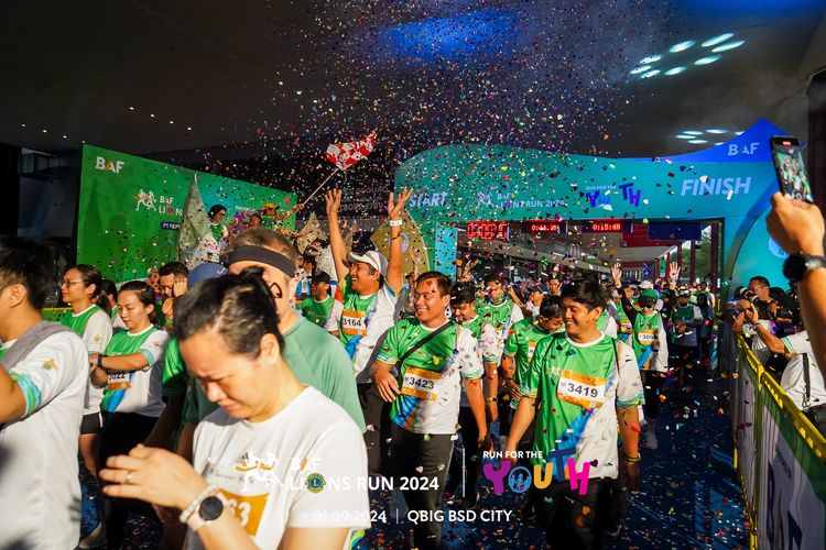 Race photo from BAF LIONS RUN 2024
