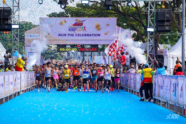 Race photo from CISANGKAN KBP CITY RUN 2025