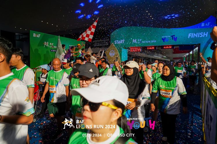 Race photo from BAF LIONS RUN 2024