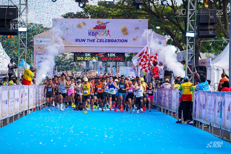 Race photo from CISANGKAN KBP CITY RUN 2025