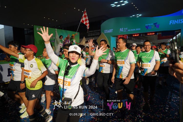Race photo from BAF LIONS RUN 2024