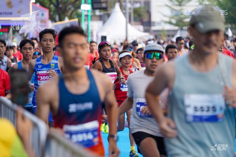 Race photo from CISANGKAN KBP CITY RUN 2025