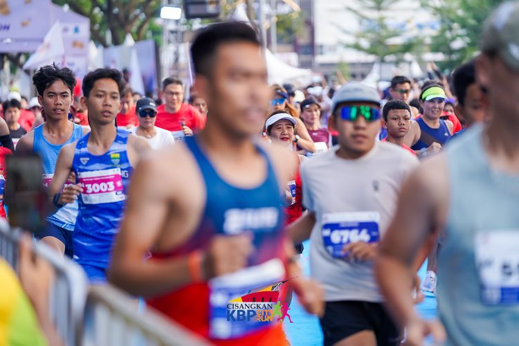 Race photo from CISANGKAN KBP CITY RUN 2025