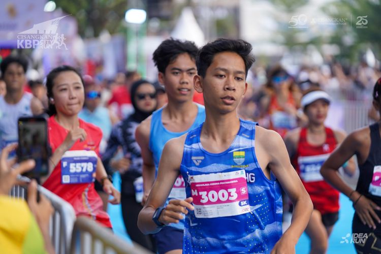 Race photo from CISANGKAN KBP CITY RUN 2025