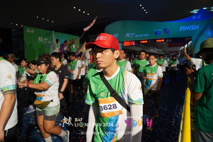 Race photo from BAF LIONS RUN 2024