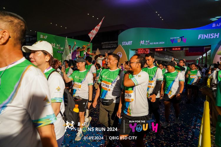Race photo from BAF LIONS RUN 2024