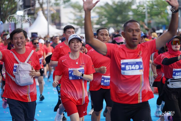 Race photo from CISANGKAN KBP CITY RUN 2025