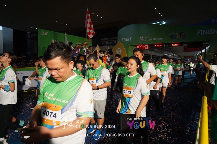 Race photo from BAF LIONS RUN 2024
