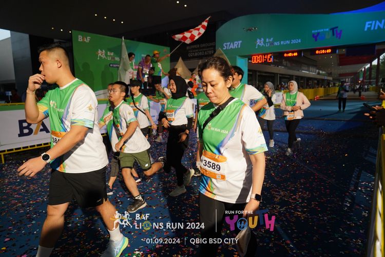 Race photo from BAF LIONS RUN 2024