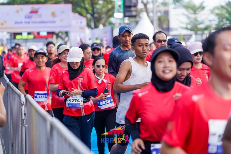 Race photo from CISANGKAN KBP CITY RUN 2025