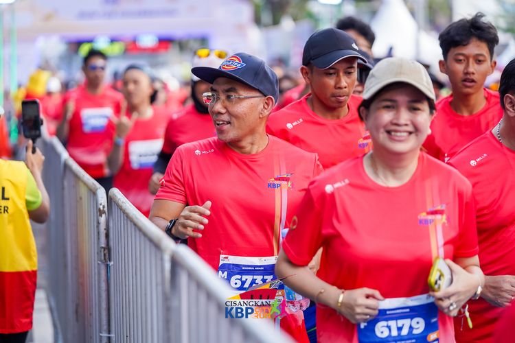 Race photo from CISANGKAN KBP CITY RUN 2025