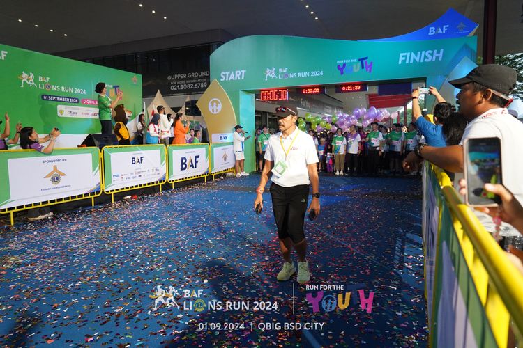 Race photo from BAF LIONS RUN 2024