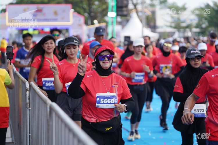 Race photo from CISANGKAN KBP CITY RUN 2025