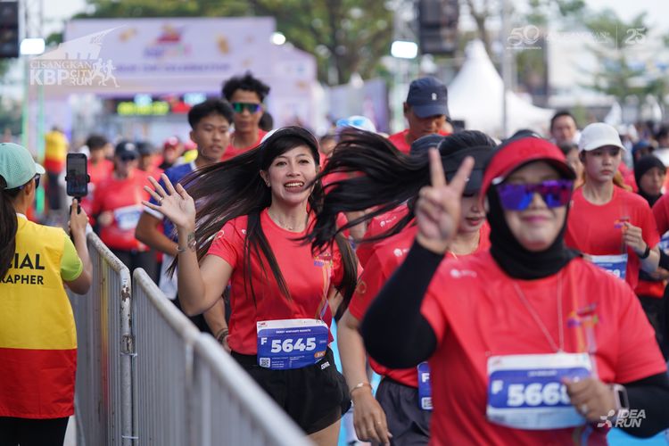 Race photo from CISANGKAN KBP CITY RUN 2025